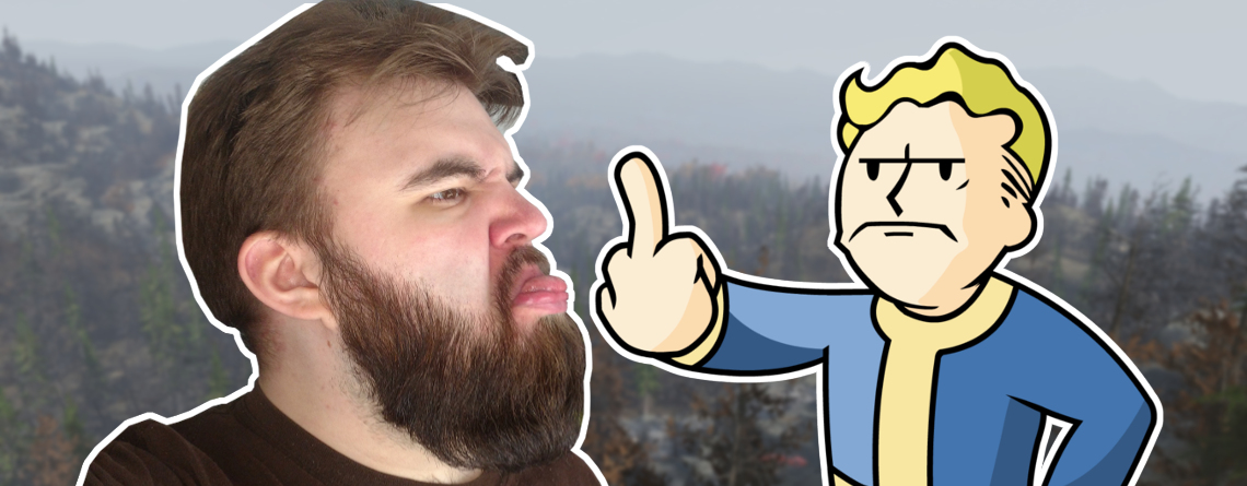 Fallout 76 Wastelanders Wald NPC Drecksack Titel