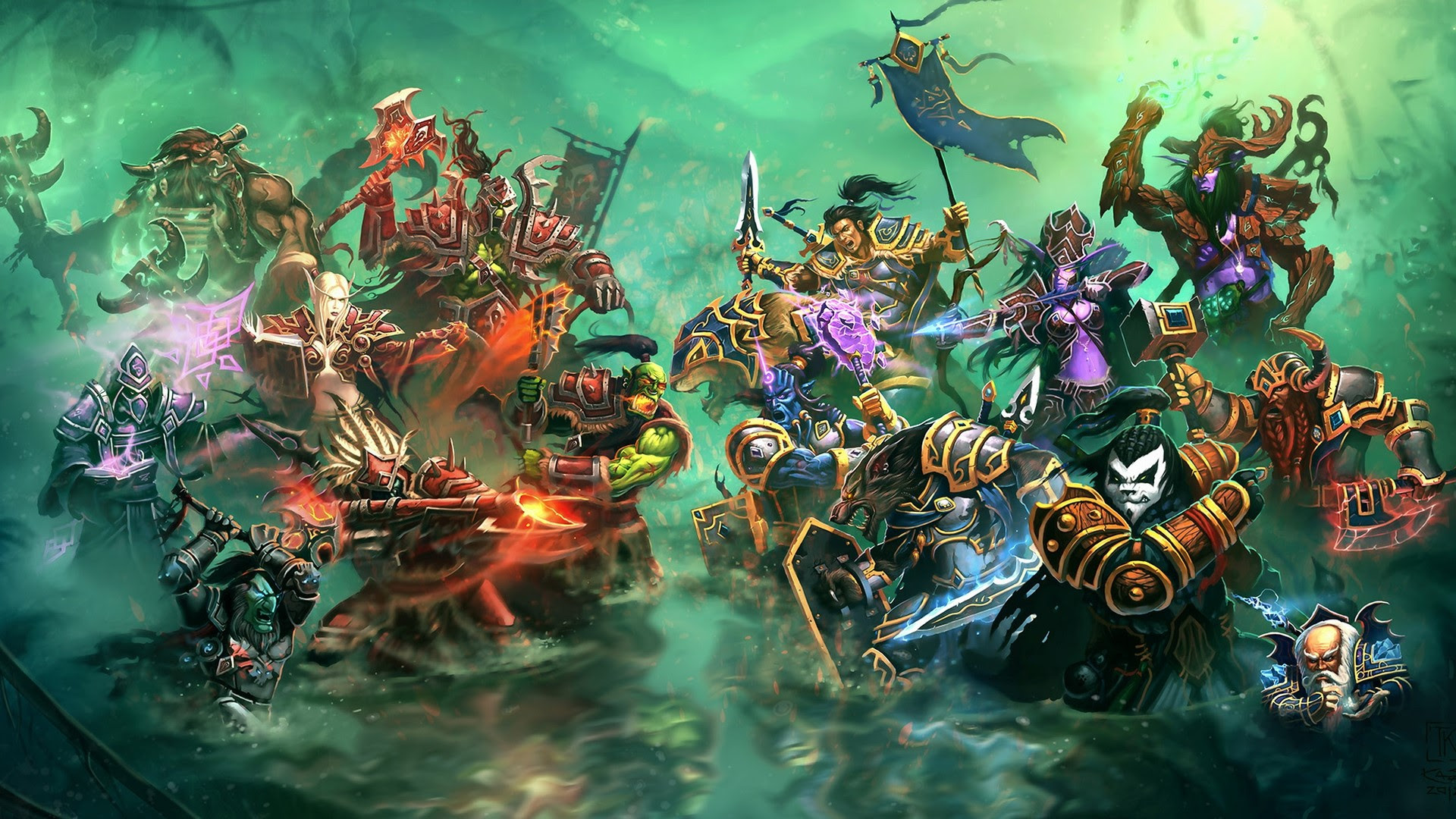 757176 Horde vs Alliance, World of WarCraft, Battles, Monsters, Warriors -  Rare Gallery HD Wallpapers